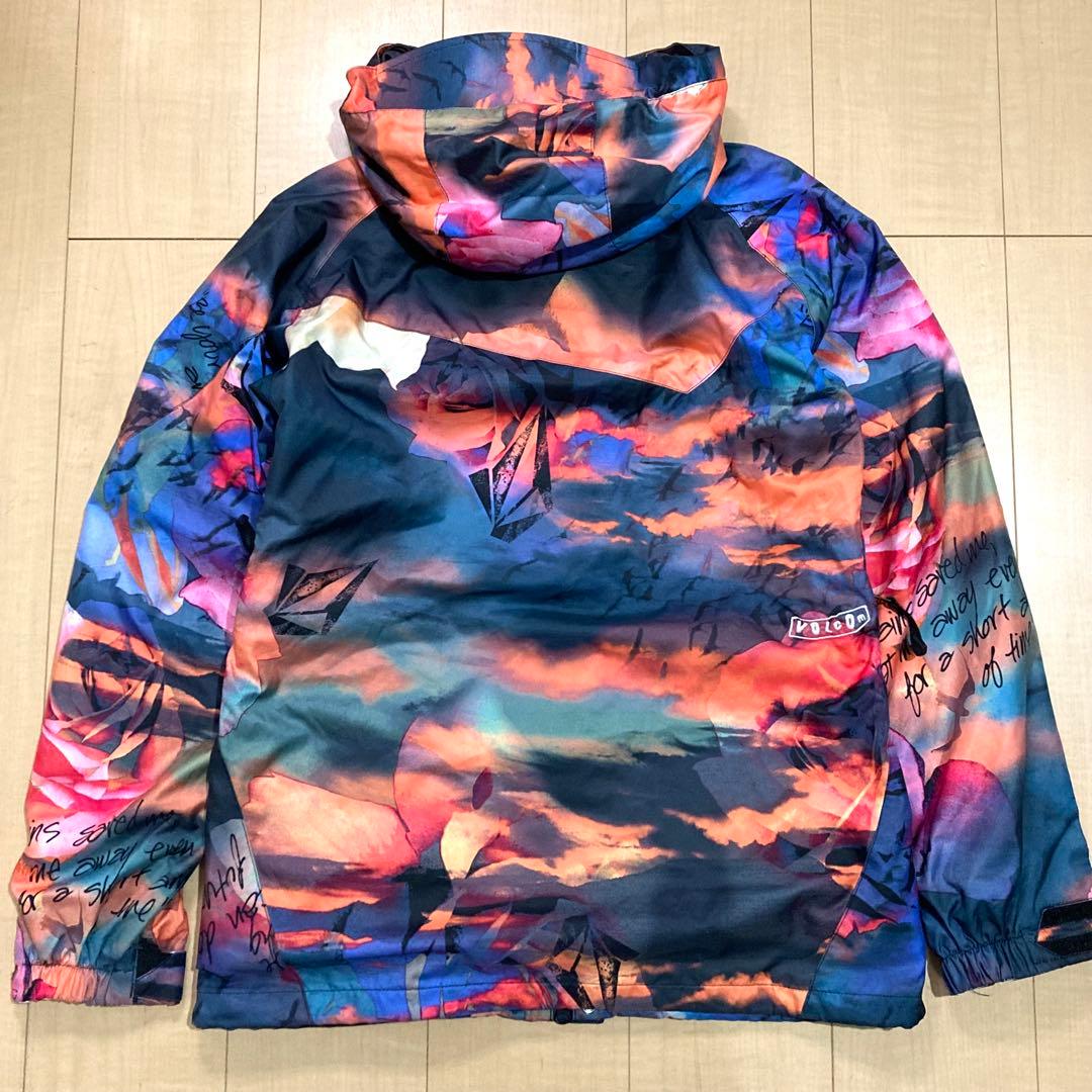 美品✨VOLCOM レディース スノーボードウェア Mサイズ レディース 花柄