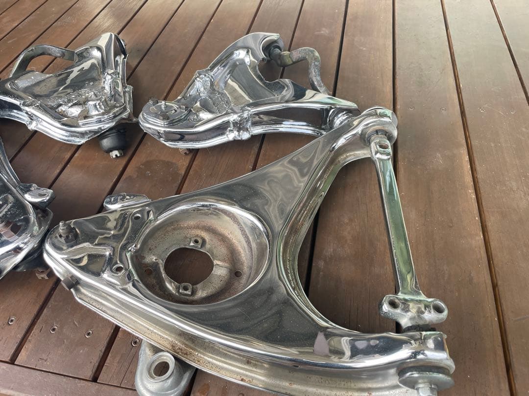 インパラ フロント アッパーアーム ロアーム メッキ ローライダー ハイドロ