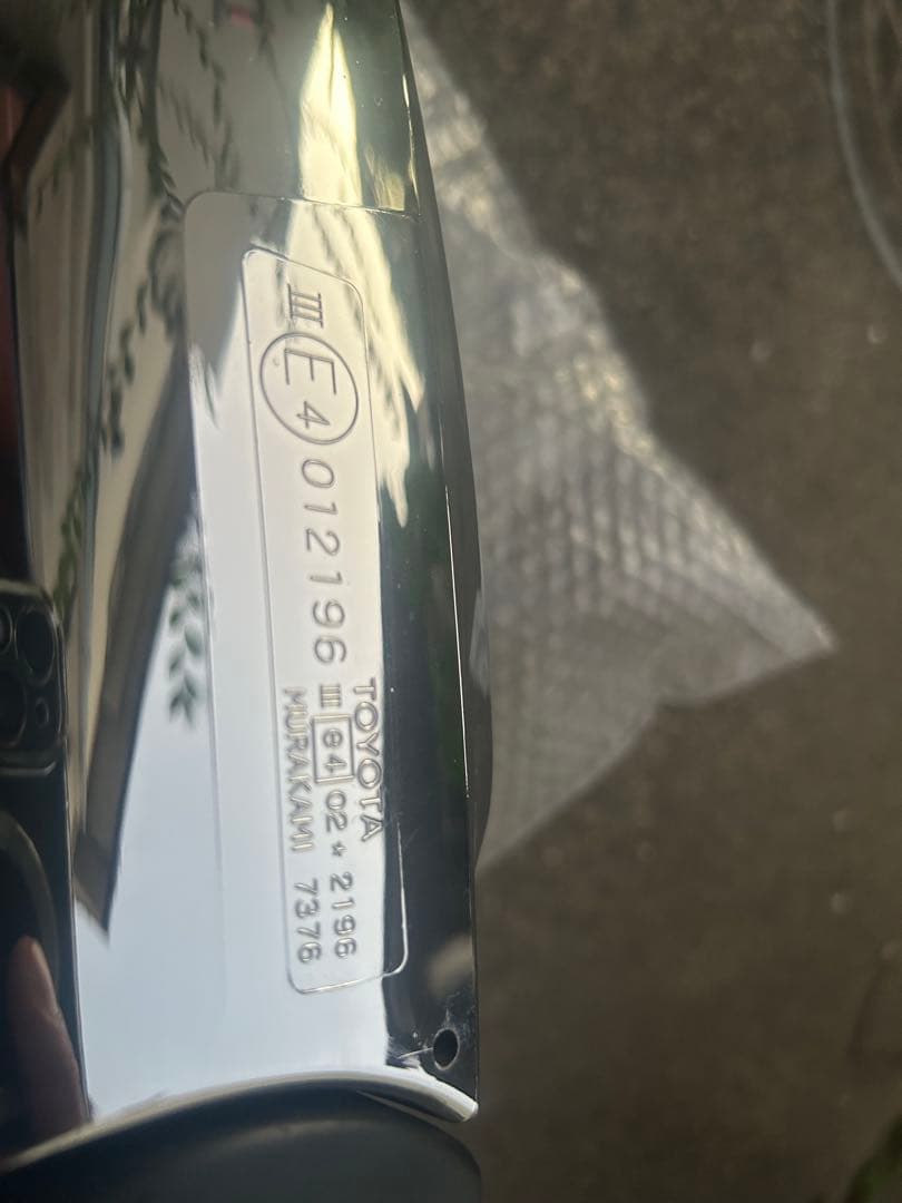 TOYOTA ハイエースサイドミラー