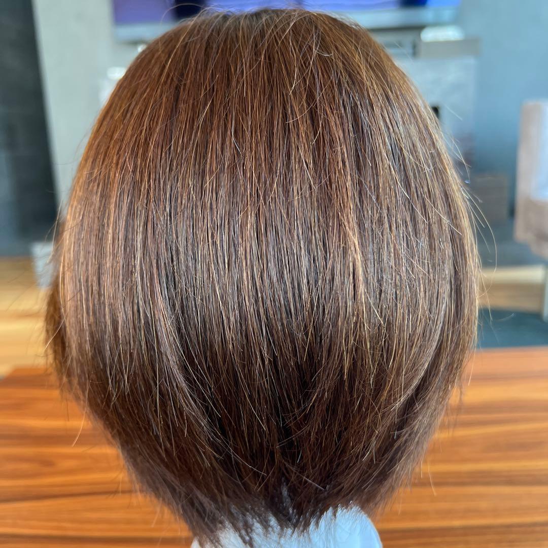 mi ワンステップ　ウィッグ　医療用人毛100% Sサイズ