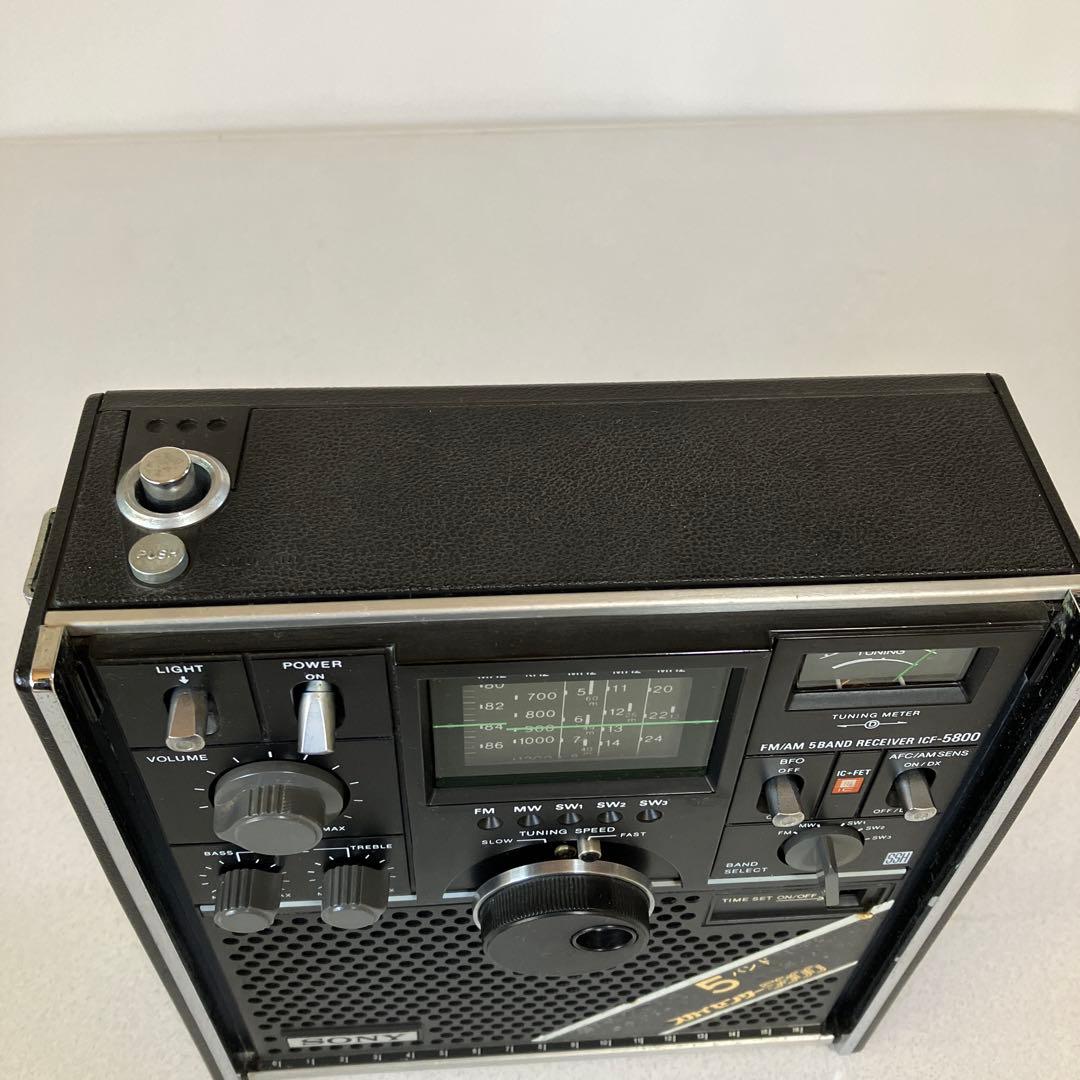 ソニーＢＣＬラジオ　スカイセンサー　　　　　５８００　　完動品