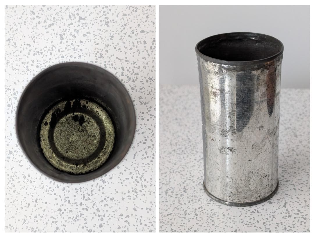 ビンテージ 40s 天然木 くり抜き オブジェ 一輪挿し プランター 戦前 希少