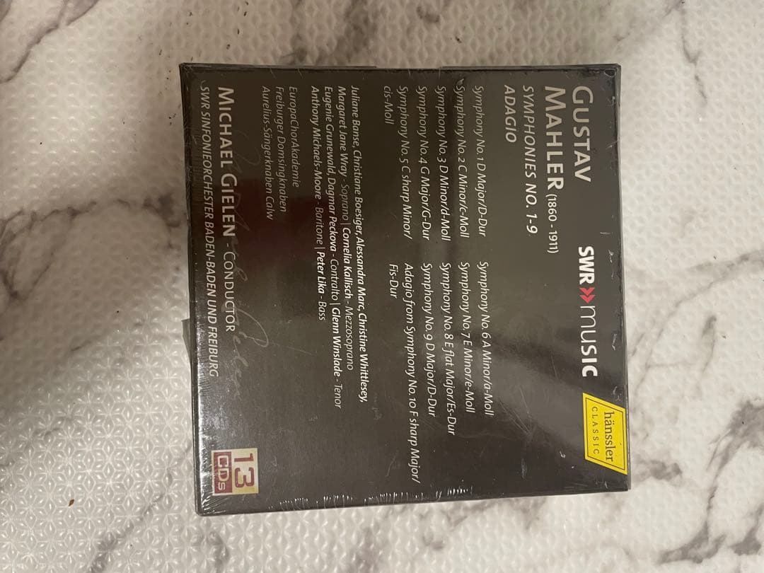 【未開封】Gielen Conducts Mahler Symphonies