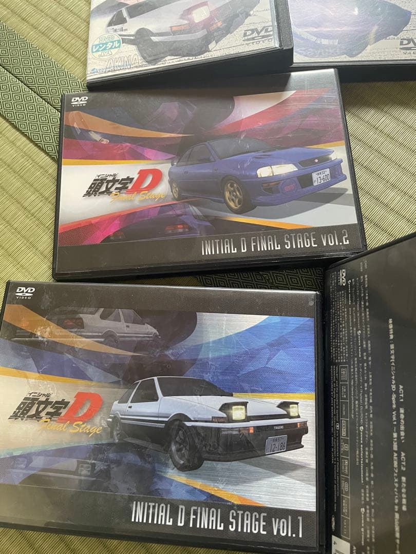 頭文字D DVDセット34枚　ステッカー付き