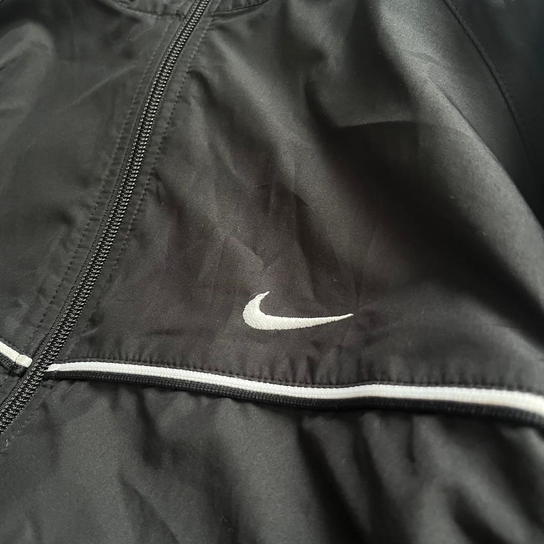 ナイキ 00s ドローコード テック系 y2k 銀タグ 刺繍 ナイロンジャケット