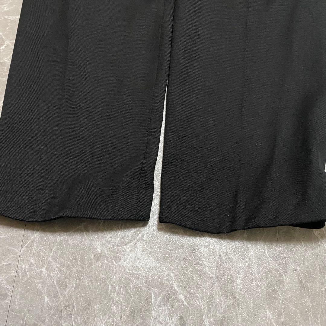 ✨試着のみ✨  × rokh ベルテッドパンツ 46 ブラック 限定品 黒