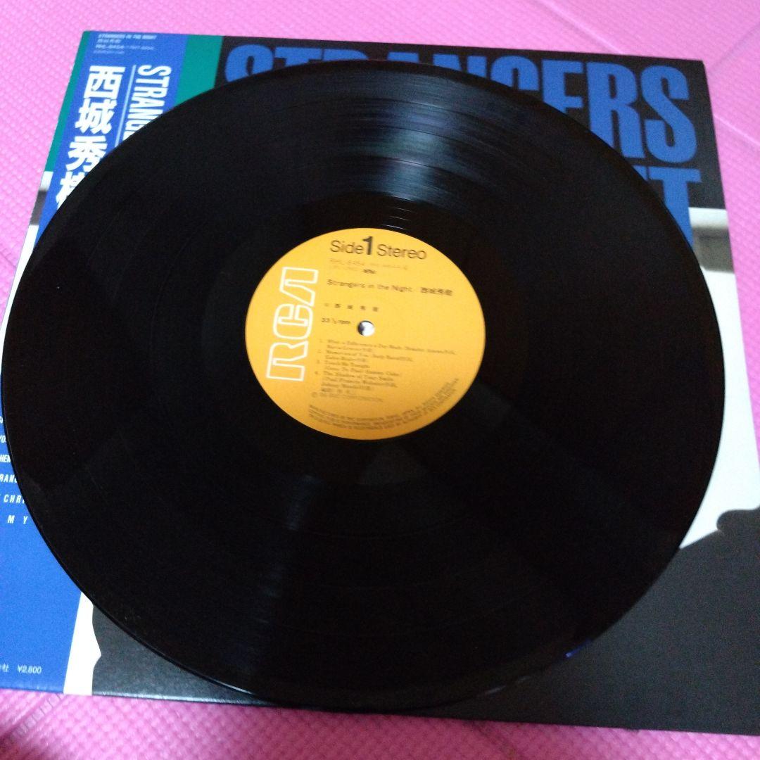 西城秀樹　LP STRANGERS　INTHENIGHT