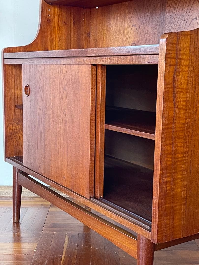 北欧 デンマーク ヴィンテージ チーク オイルフィニッシュ ブックシェルフ