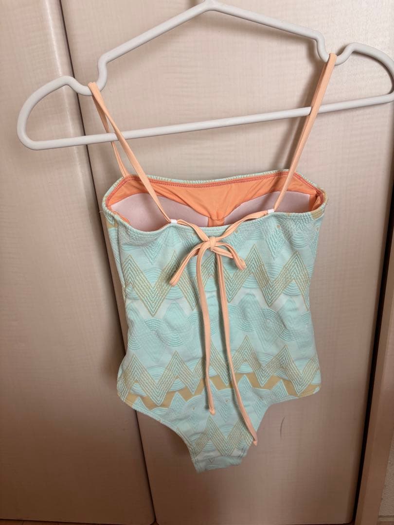 SEEA水着 XS ミントグリーン オレンジ