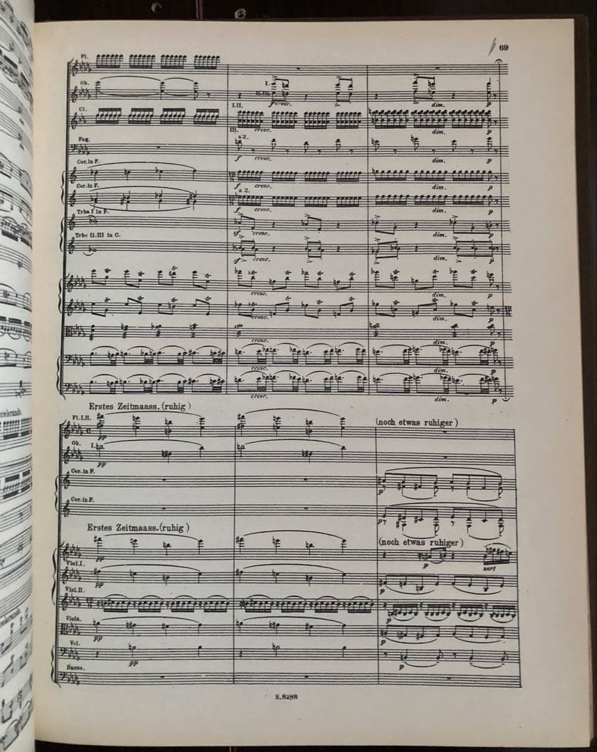 ブルックナー :交響曲第８番（シャルク改訂版1892）〜スタディスコア