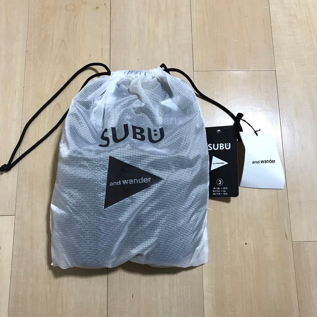 ②サイズ3 SUBU × AND WANDER REFLECTIVE RIP 黒