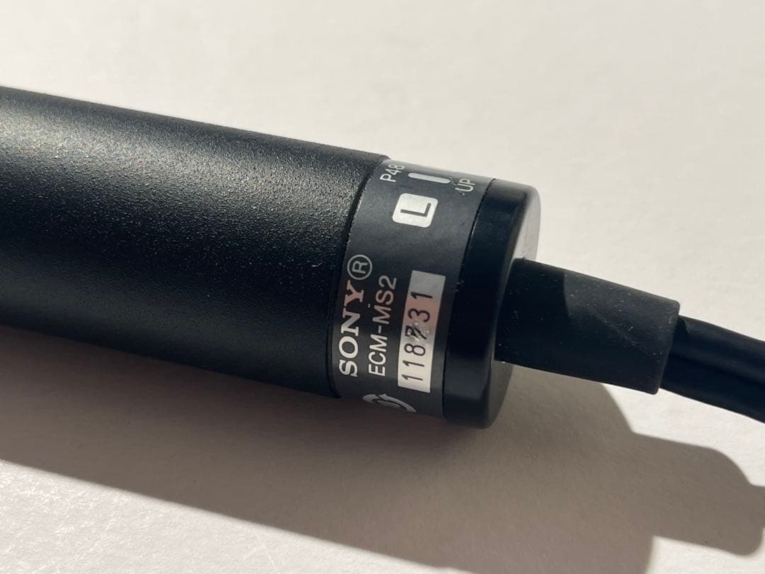 SONY ECM-MS2 ステレオショットガンマイク XLR出力