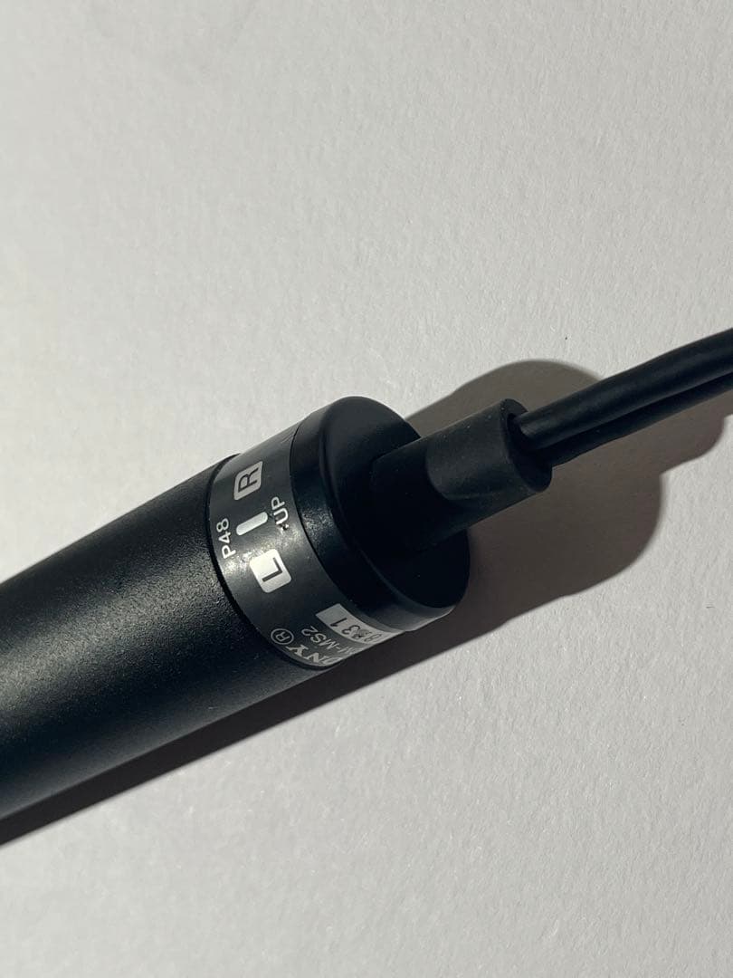 SONY ECM-MS2 ステレオショットガンマイク XLR出力