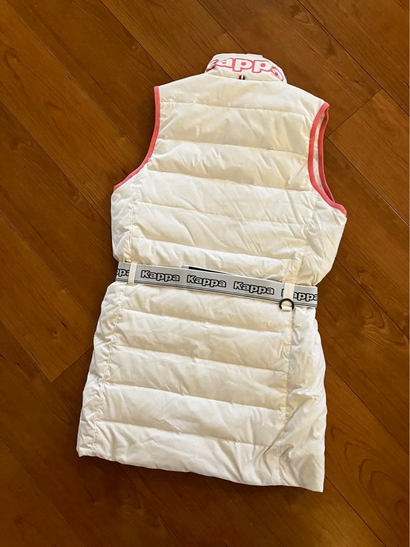 新品未使用　カッパゴルフ　レディース中綿ワンピース　サイズM ホワイト