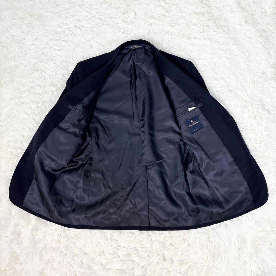 ブルックスブラザーズ 紺ブレ テーラードジャケット 金ボタン ロゴ 37SHT