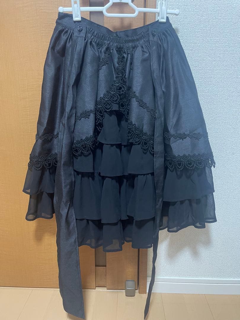 ALICE and the PIRATES スカート バッスル 黒