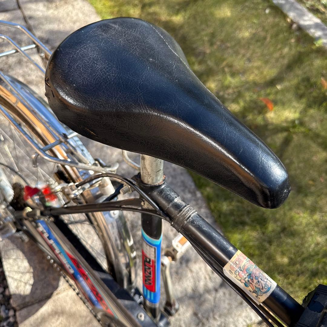 昭和レトロ自転車　当時物　20インチ　デコチャリベース車　ガレージ飾り時代自転車