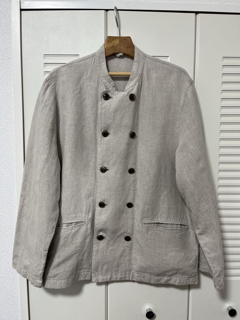 【美品】nest Robe CONFECT ブラックリネン クック ジャケット