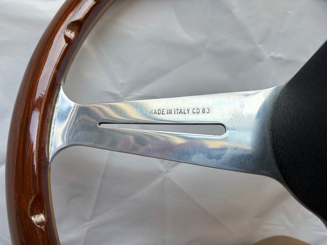 NARDI 1985年 ナルディ wood 36.5φ リング➕ホーンボタン付き