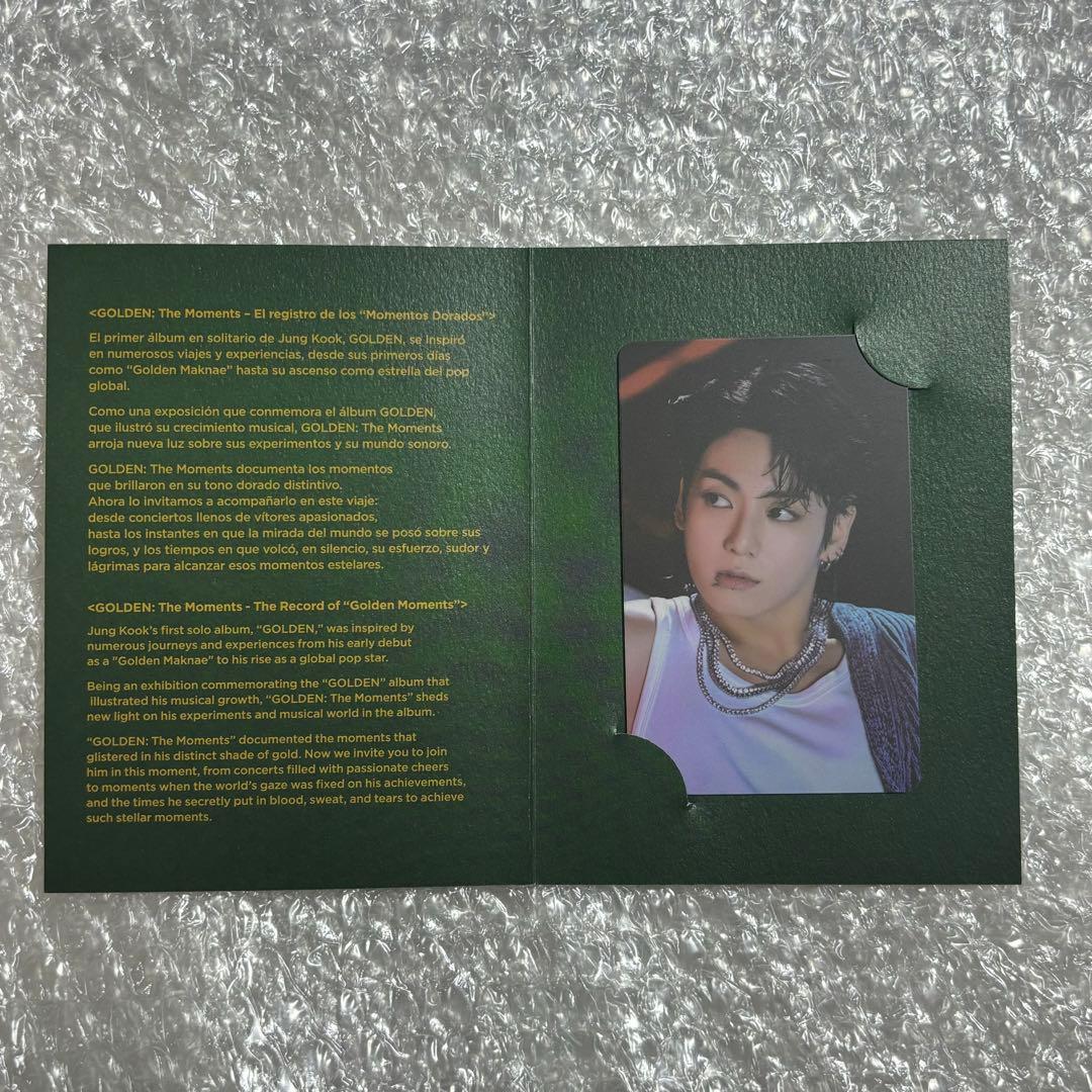 BTS ジョングク 展示会 GOLDEN トレカ チリ 6