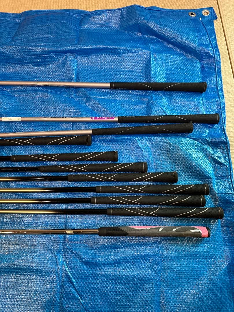 komekko　H-BRID レッドキャディバッグ+ゴルフセット