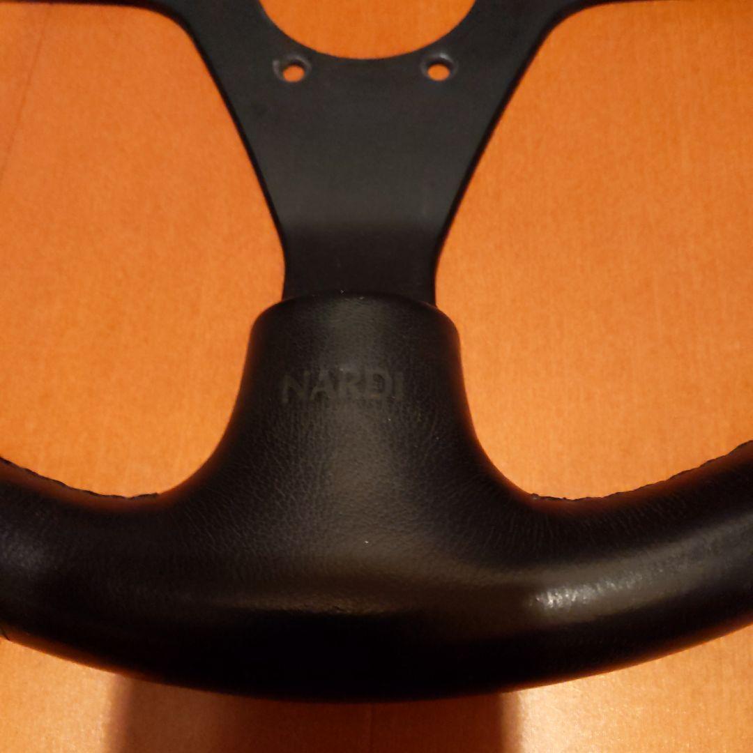 鬼*族様 NARDI ステアリング・ハンドル本体 黒/ウッド