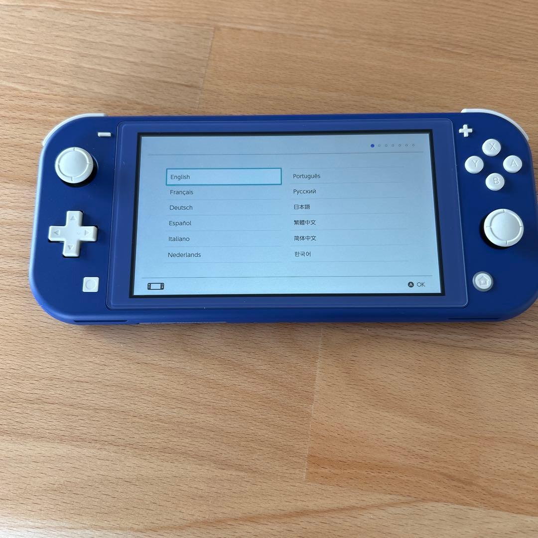 【超美品・ケース付き】Nintendo Switch Lite ブルー　青