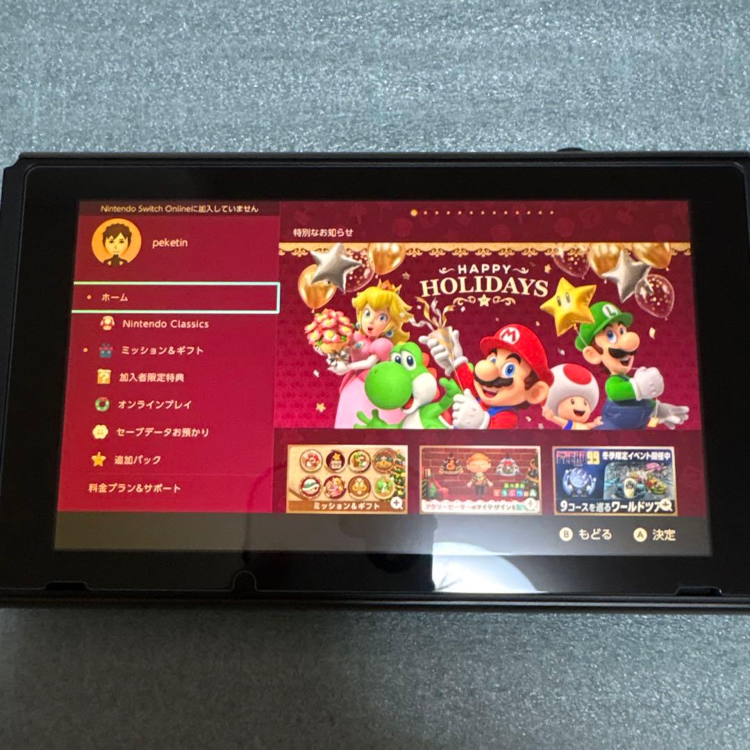 任天堂Switch 本体 初期化後引き渡し
