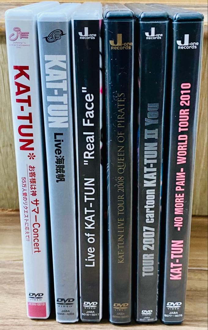 KAT-TUN 2003〜2010 DVD 6枚セット 海賊帆 Real〜