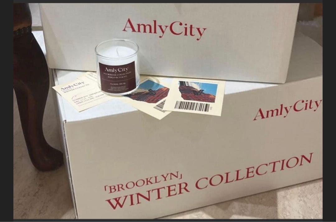 が*ゃ様 Amlycity ラメボアブルゾン キャメルキャンドル付き