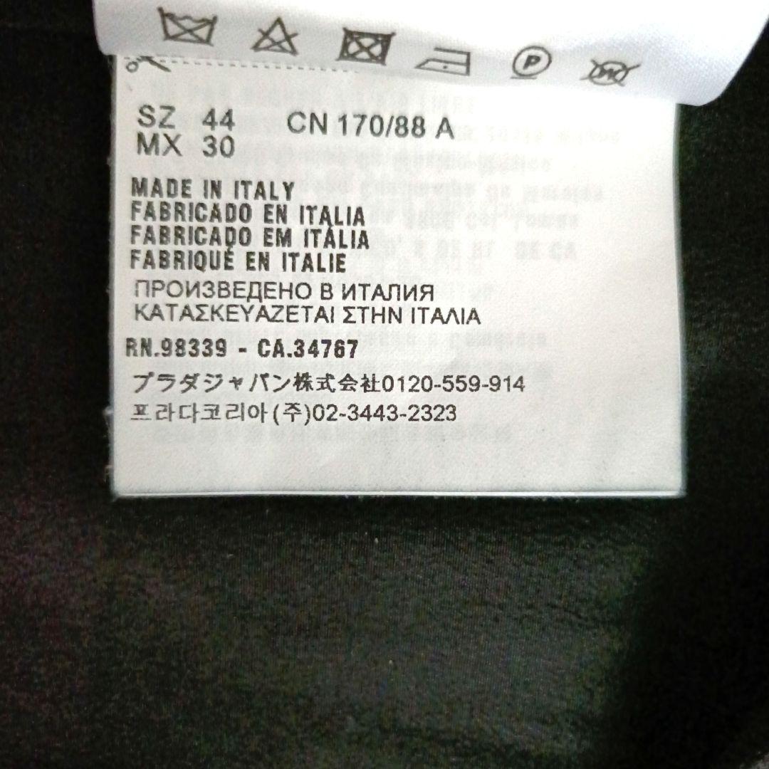 MIUMIU ミュウミュウ　シルク素材　リボンブラウス　黒　44大きいサイズ