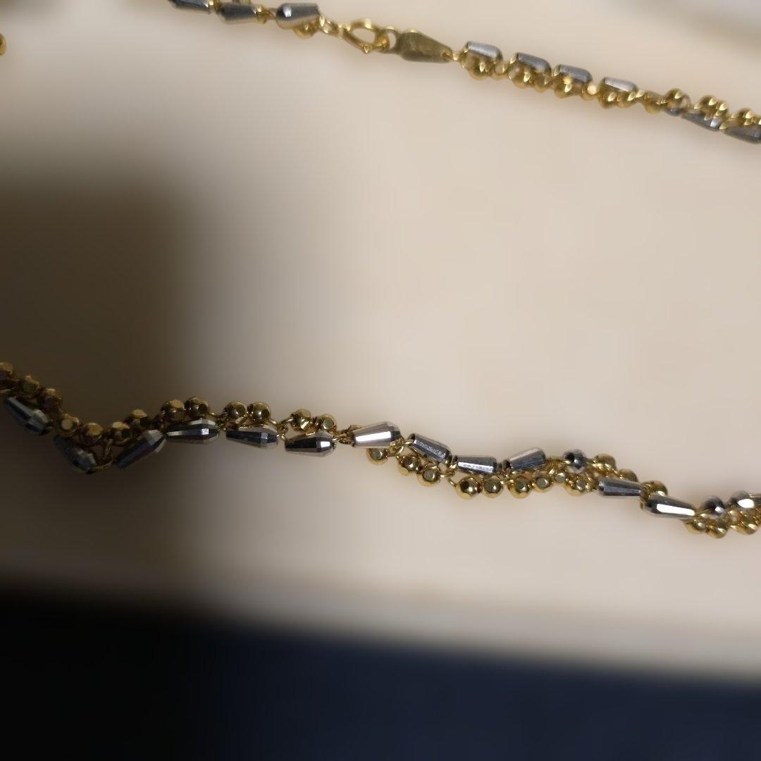 750 850PL刻印　コンビデザインネックレス