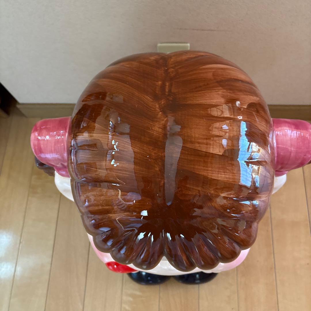 大きな陶器製キャラクター像　ぺこちゃん　限定品　特大