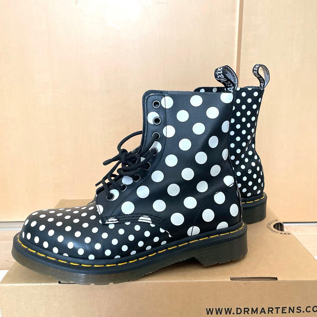 【美品】ドクターマーチン　8ホール　UK5 ドット柄