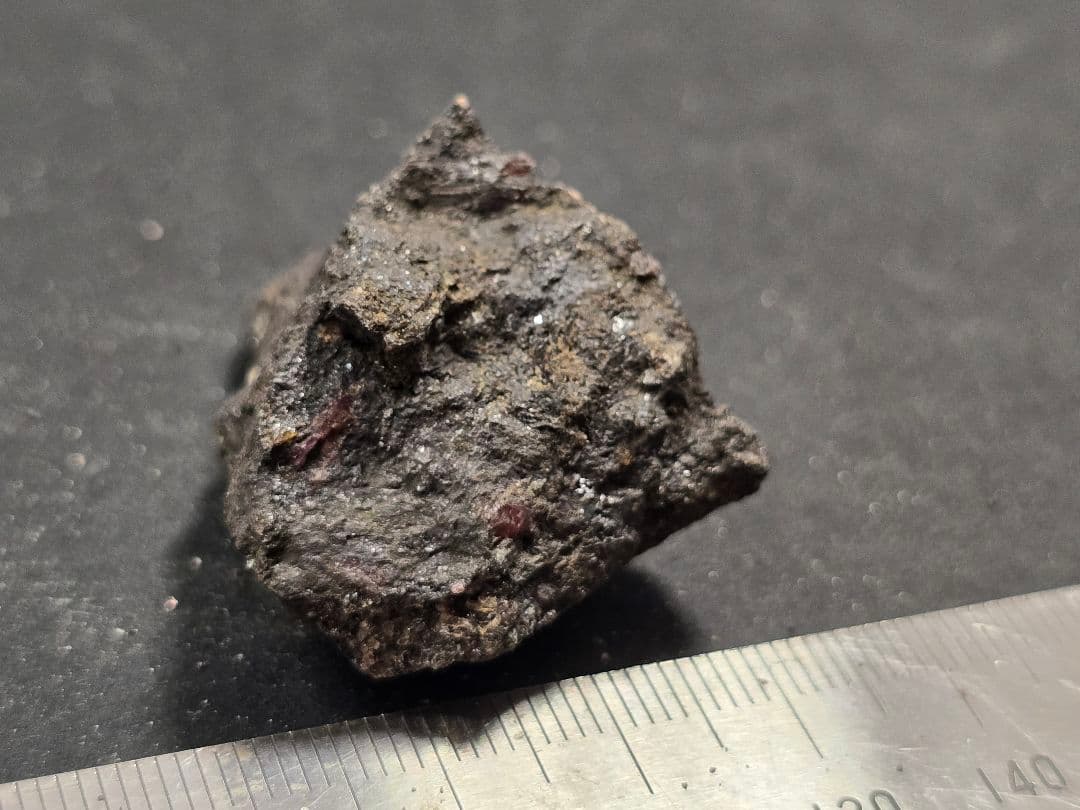 パイロクスマンガン 田口鉱山 自己採集品 原石