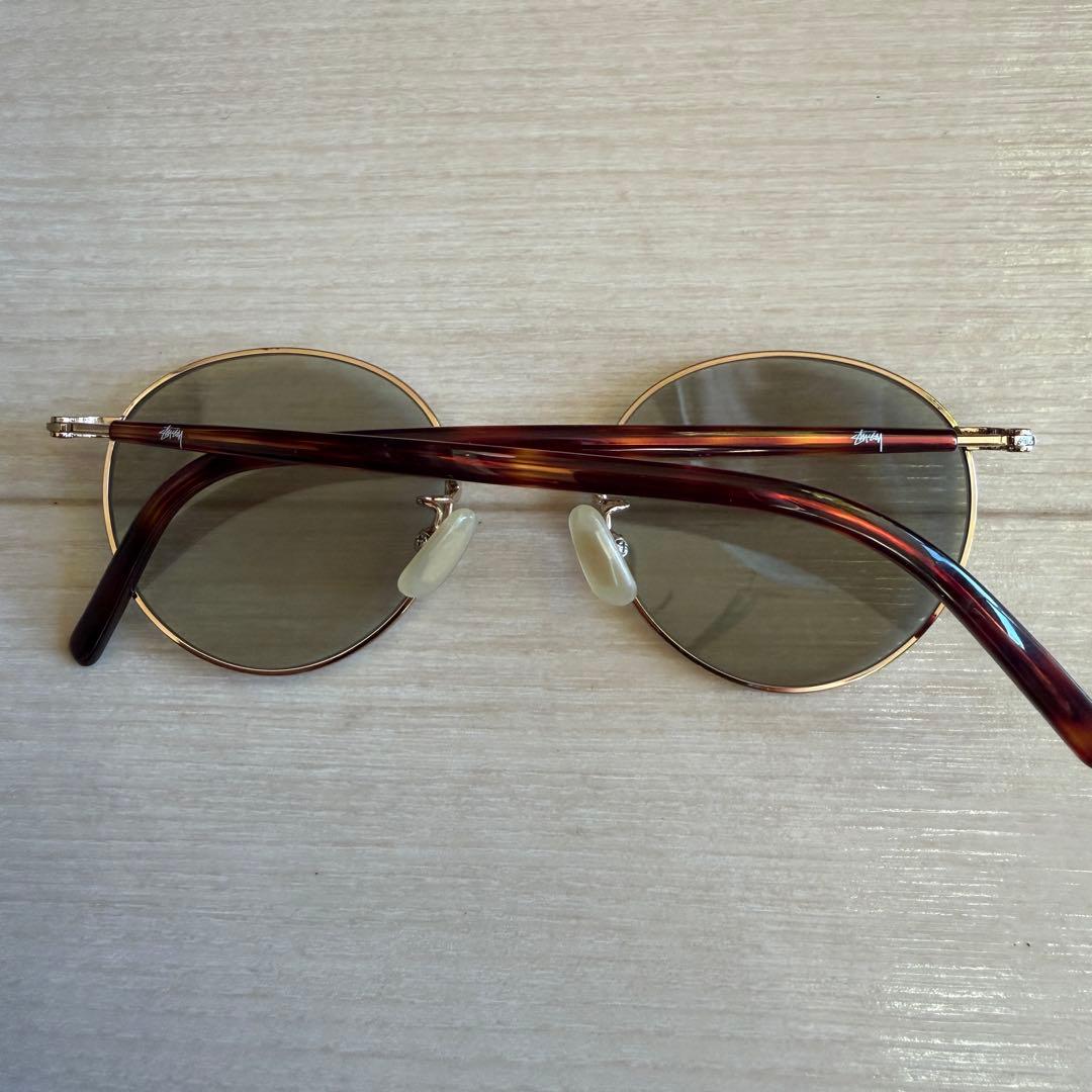 stussy サングラス　benny ゴールド×べっ甲