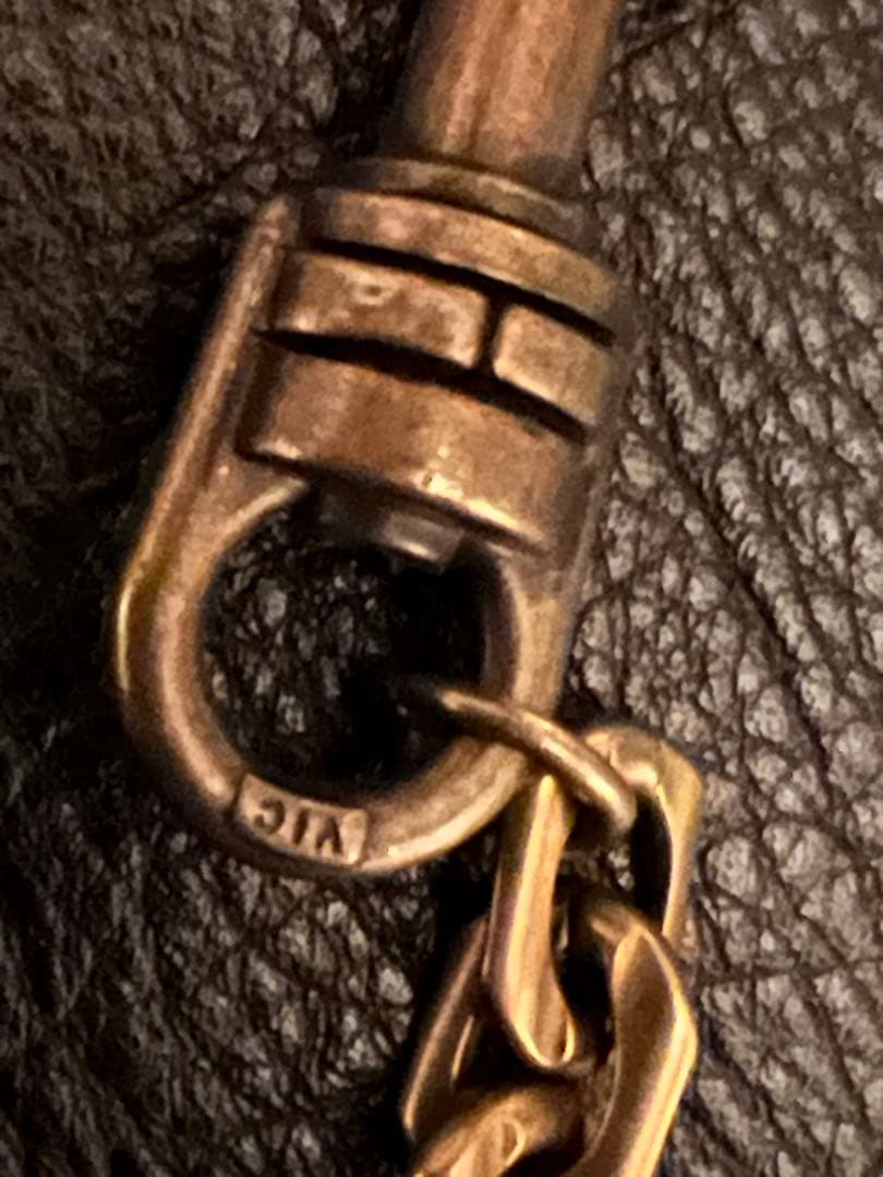 アンプジャパン　ウォレットチェーン　　ブラス製　ダブルクリップ　タグ付き