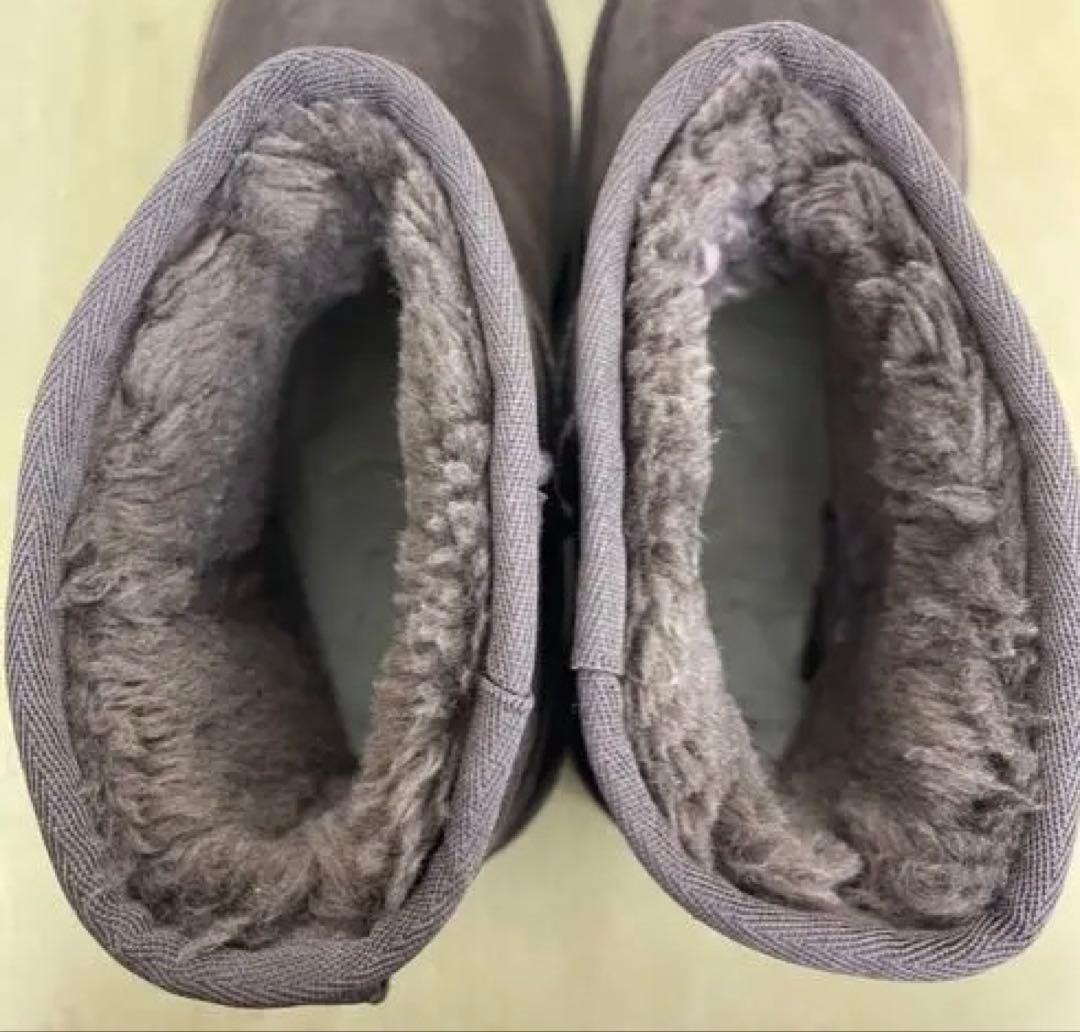 【美品】アグ ムートンブーツ Classic Mini Platform 厚底