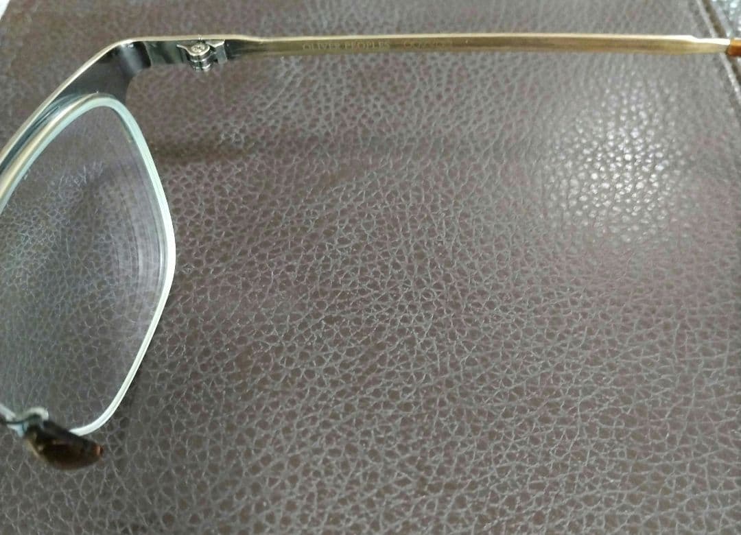 オリバーピープル メタルフレーム オーバルレンズ メガネ