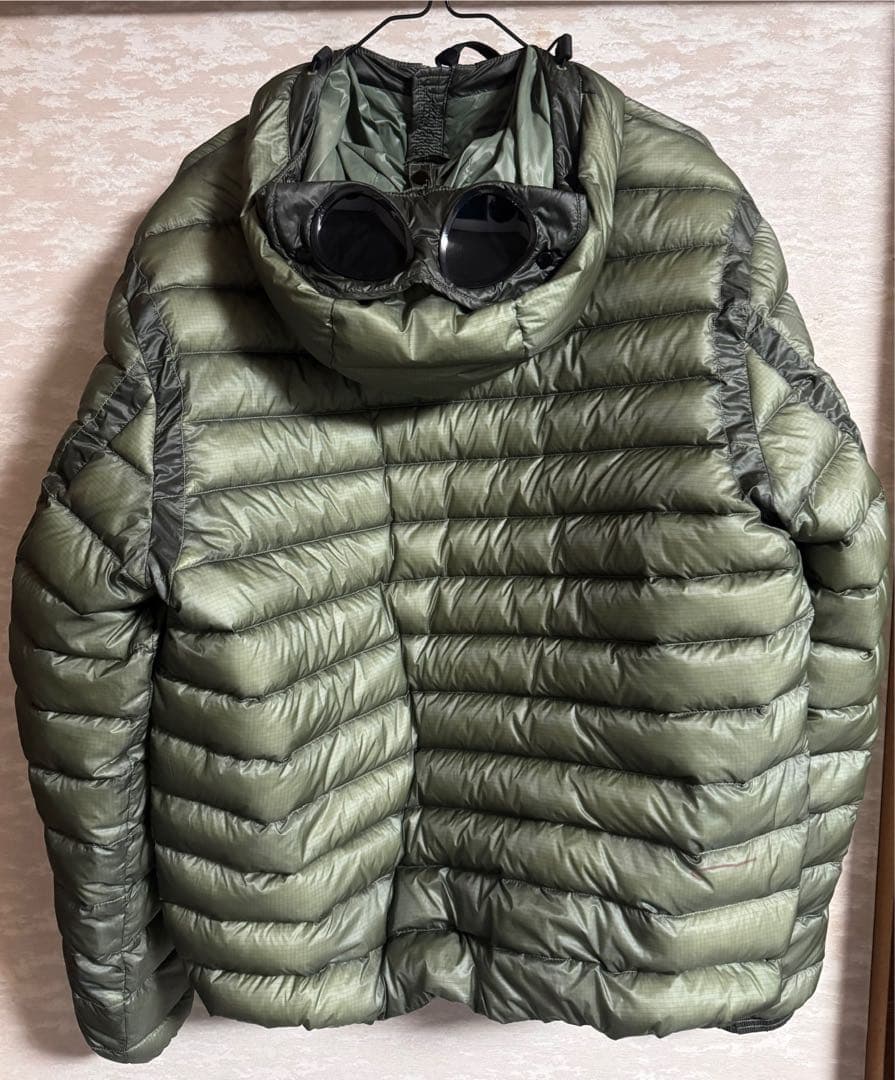 D.D. SHELL GOGGLE DOWN JACKET L グリーン