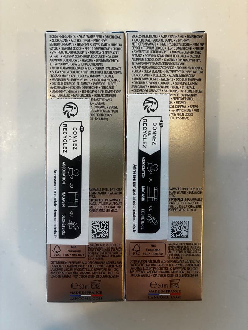 【新品】LANCOME PARIS ファンデーション　SPF40 PO-01