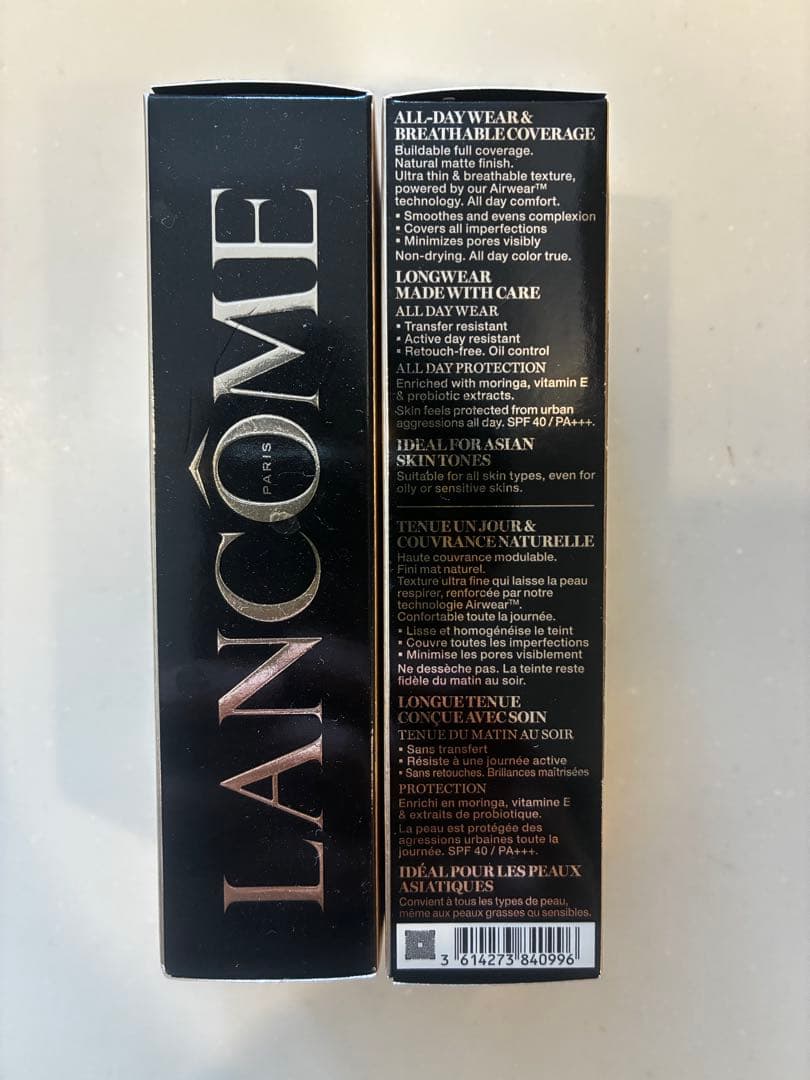 【新品】LANCOME PARIS ファンデーション　SPF40 PO-01