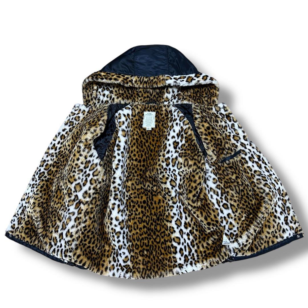 \"RUDEの名作\" CRIMIE LEOPARD BOA HOOD JACKET