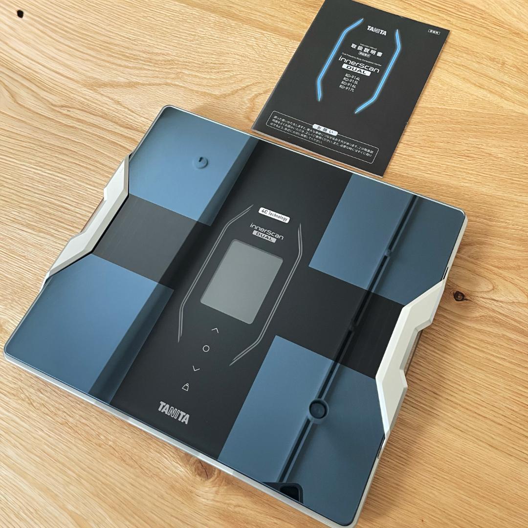 タニタ インナースキャンデュアル RD-915L BK（メタリックブラック）