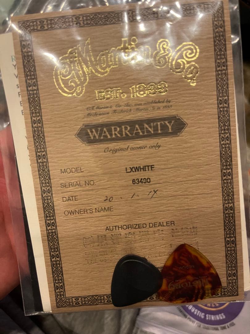 Martin & Co. LX White ミニアコースティックギター