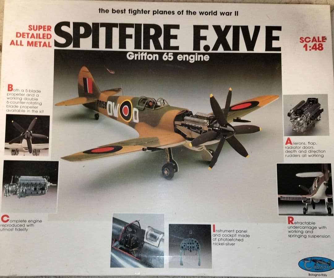 メタルキット カサディオ 1/48 スピットファイア F.XIV E