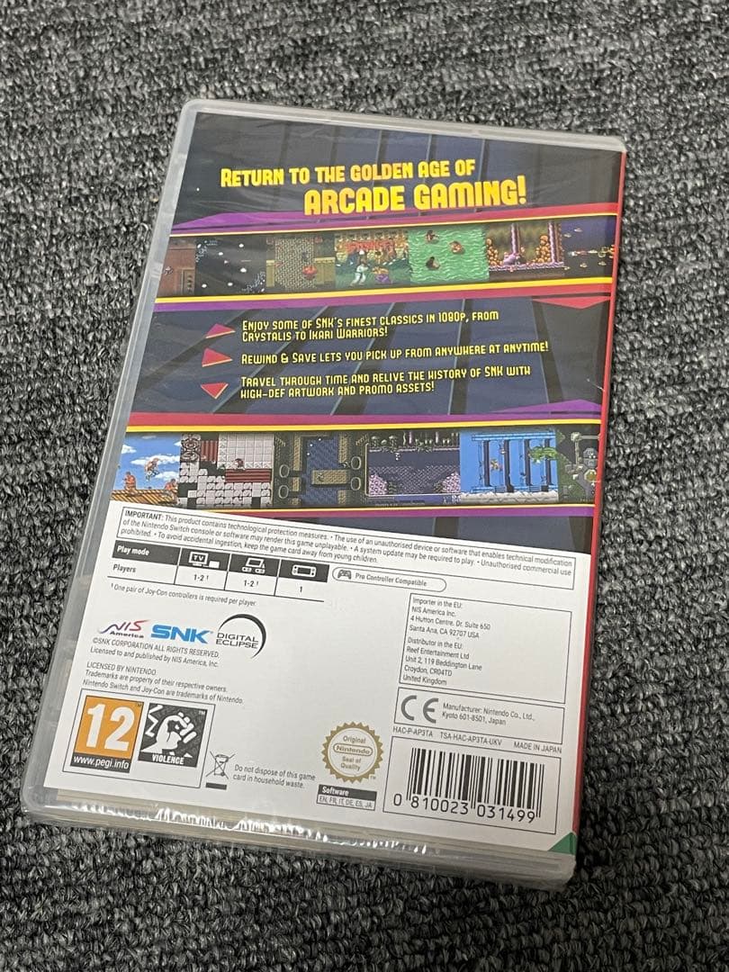 Nintendo Switch SNK 40th ANNIVERSARY COLLECTION switch