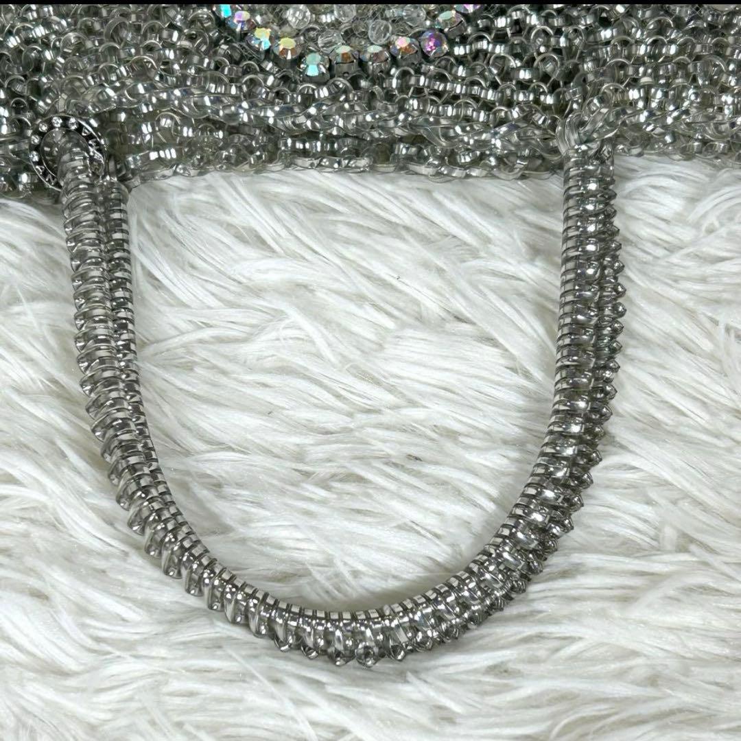 【極美品】ANTEPRIMA　アンテプリマ　ワイヤーバッグ　シルバー リボン