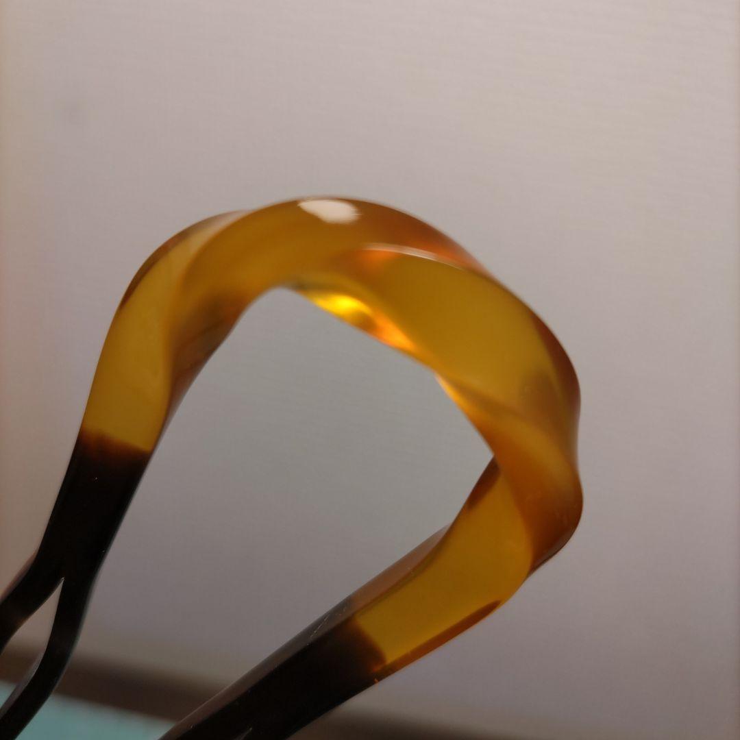 本べっ甲ねじり簪