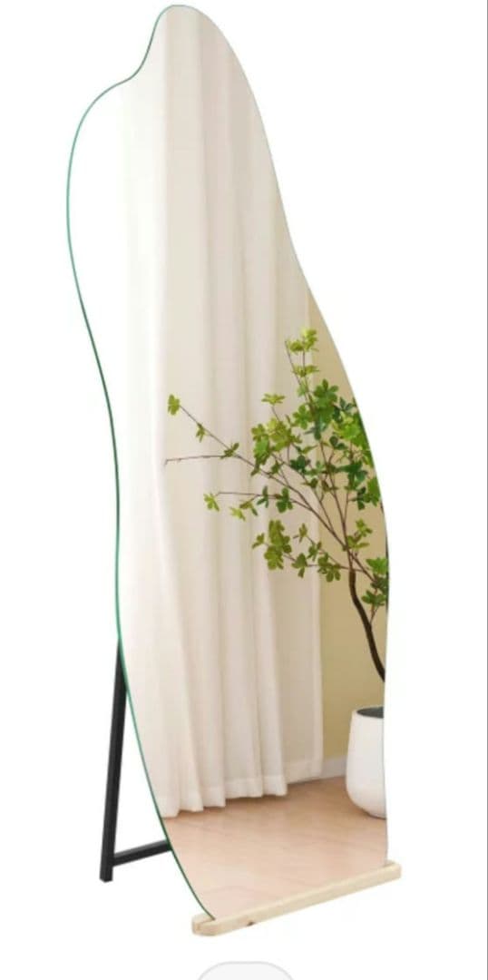 オーエスジェイ(OSJ) 全身鏡 姿見鏡 スタンドミラー ノンフレーム